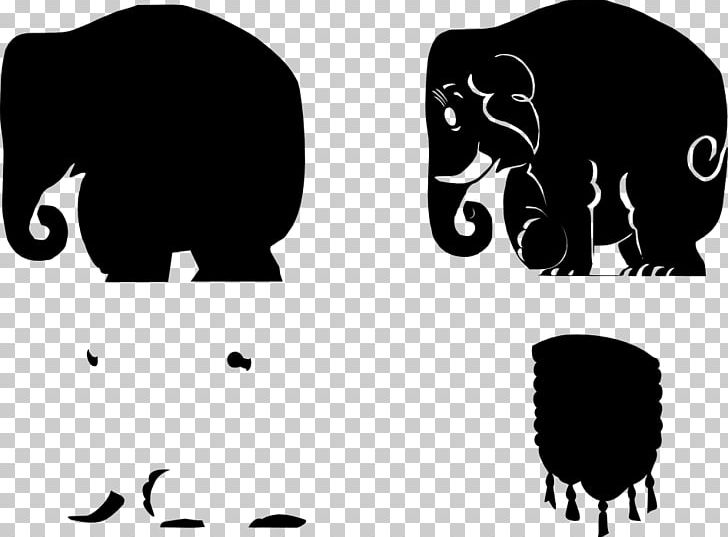 Indian Elephant African Elephant Wildlife Mammal Logo PNG, Clipart, Bear, Behavior, Black, Black And White, Brand Free PNG Download