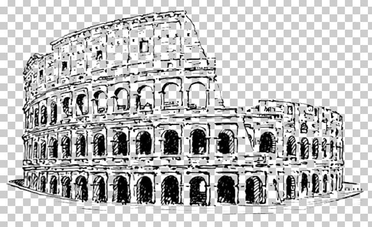 Colosseum Drawing Portable Network Graphics Ancient Rome PNG, Clipart, Ancient Rome, Architecture, Black And White, Coloring Book, Colosseum Free PNG Download