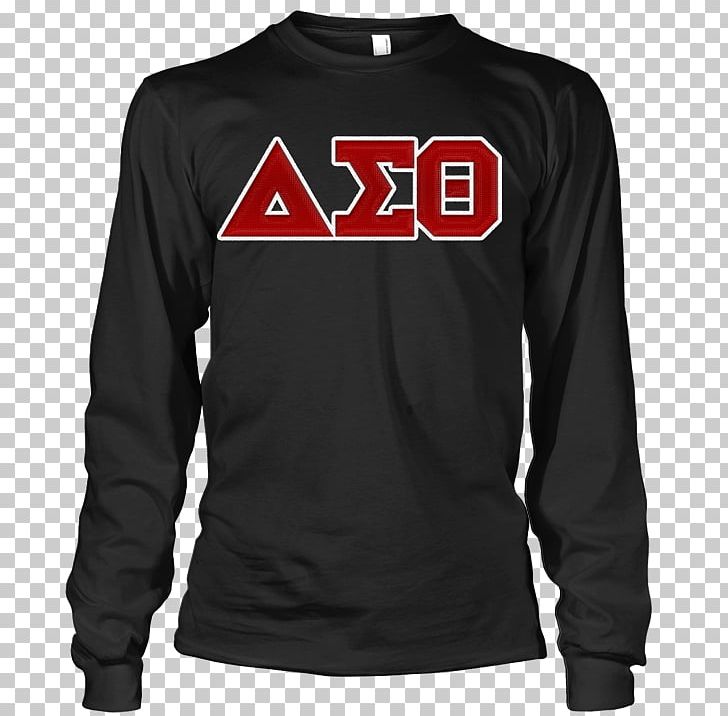 Long-sleeved T-shirt Alpha Kappa Alpha Greek Alphabet Psi PNG, Clipart, Active Shirt, Alpha, Alpha Kappa Alpha, Black, Brand Free PNG Download