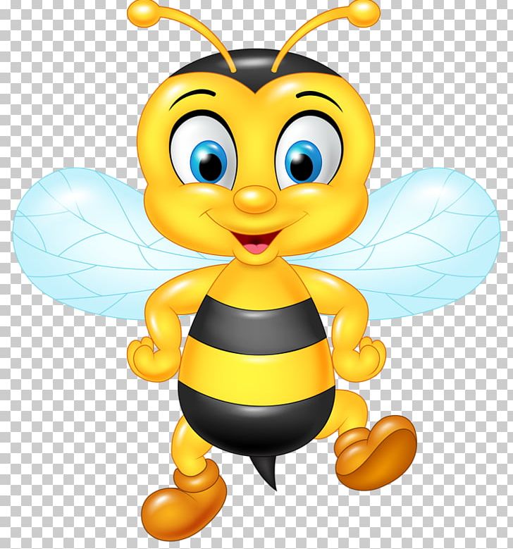 Bee Cartoon PNG, Clipart, Bees, Butterfly, Computer Wallpaper, Cute Animal, Fictional Character Free PNG Download