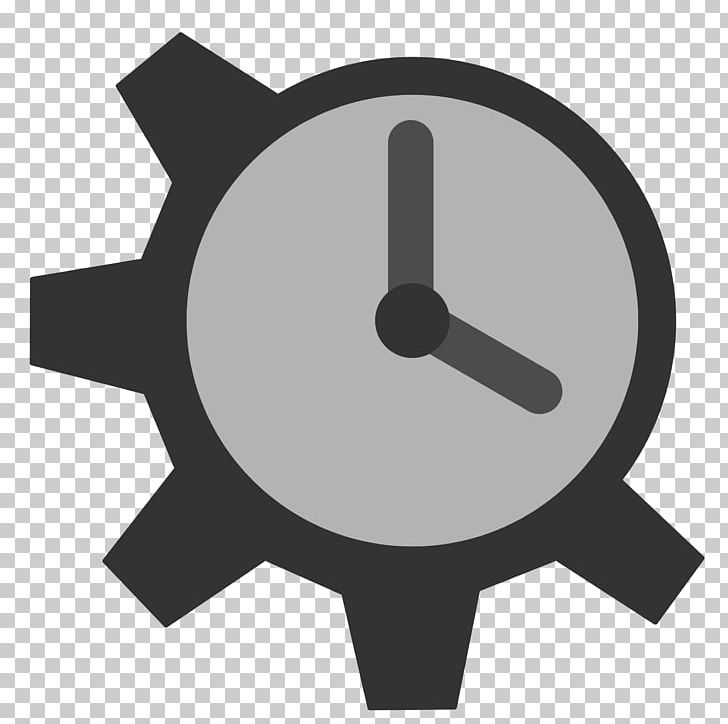 Gear Clock Computer Icons PNG, Clipart, Angle, Black And White, Circle, Clock, Clockwork Free PNG Download