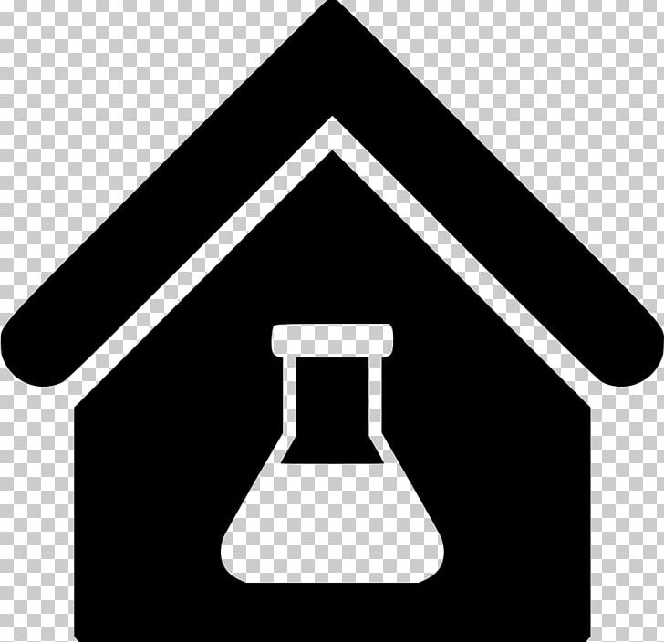Laboratory Computer Icons Symbol Home PNG, Clipart, Angle, Black And White, Building, Cartoon, Computer Icons Free PNG Download