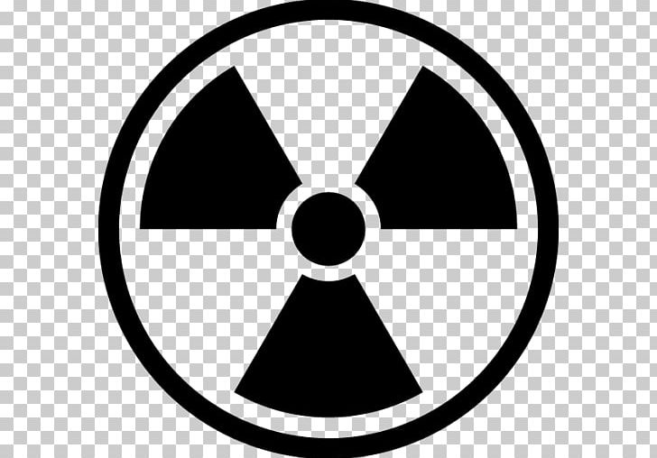 Radioactive Decay Computer Icons Radiation Symbol PNG, Clipart, Area, Atomic Nucleus, Black, Black And White, Brand Free PNG Download