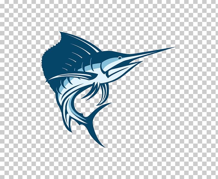Wall Decal Sticker Sailfish Marlin Fishing PNG, Clipart, Beak, Computer Wallpaper, Decal, Electric Blue, Fictional Character Free PNG Download