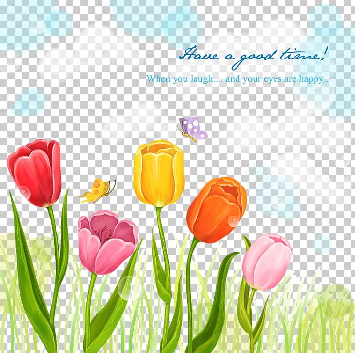 Tulip Flower Illustration PNG, Clipart, Business Card, Card, Card Background, Computer Wallpaper, Cut Flowers Free PNG Download