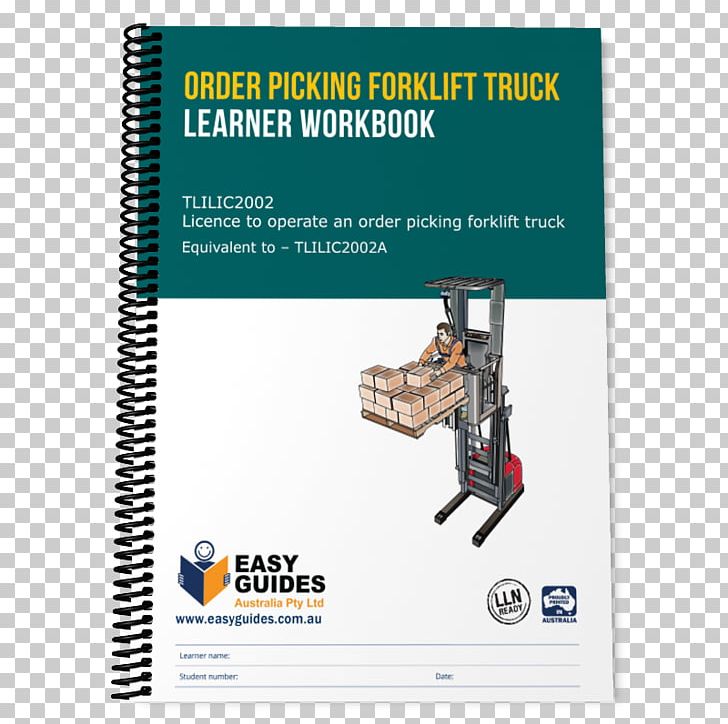 Order Picking Forklift Training Paper Logbook PNG, Clipart, Forklift, License, Line, Logbook, Multimedia Free PNG Download