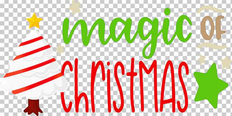 Magic Of Christmas Magic Christmas Christmas PNG, Clipart, Christmas, Christmas Day, Green, Line, Logo Free PNG Download