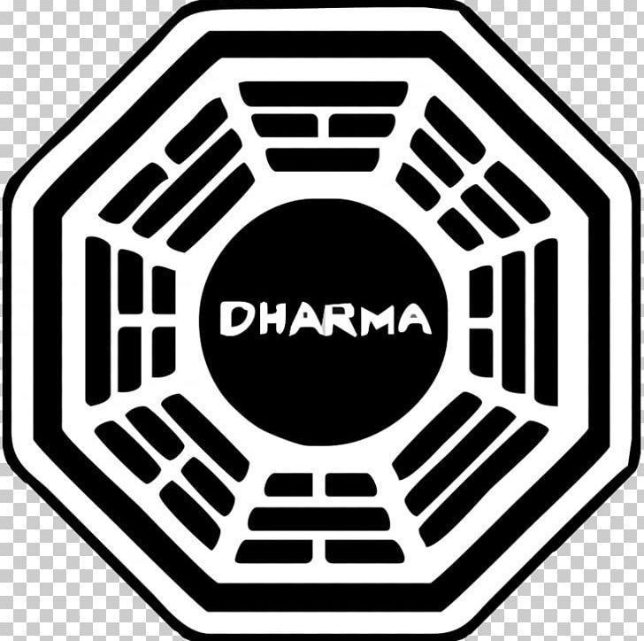 Dharma Initiative Juliet Burke Lostpedia Lost Experience PNG, Clipart, Area, Black And White, Brand, Circle, Decal Free PNG Download