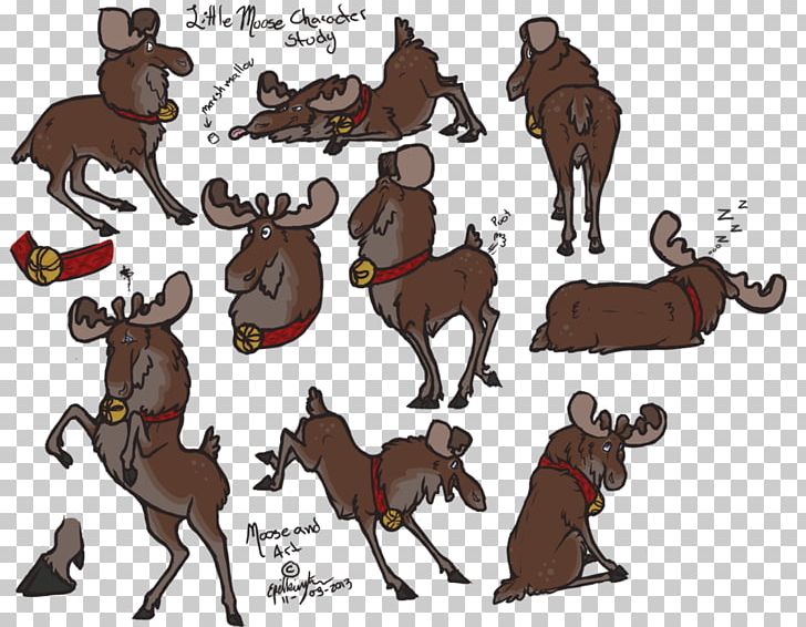 Moose Mule Deer Mustang Drawing PNG, Clipart, Animal, Animal Figure, Animals, Carnivoran, Cartoon Free PNG Download