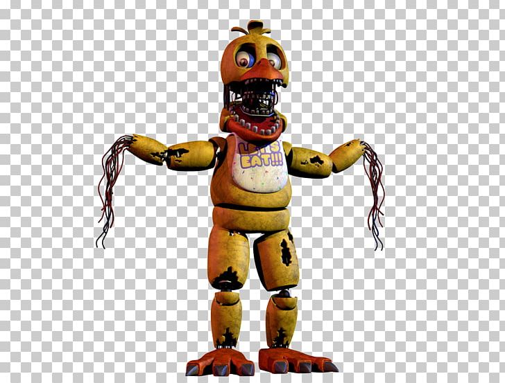 Five Nights At Freddys 2 Drawing Animatronics - Five Nights At Freddy's 2 Withered  Foxy, HD Png Download - kind…