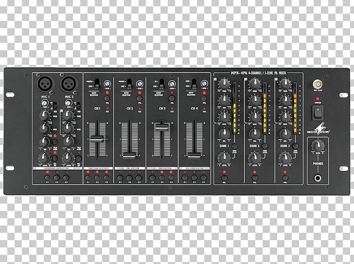 Microphone Audio Mixers RCA Connector Stereophonic Sound PNG, Clipart, 19inch Rack, Audio Equipment, Disc Jockey, Elec, Electronic Instrument Free PNG Download