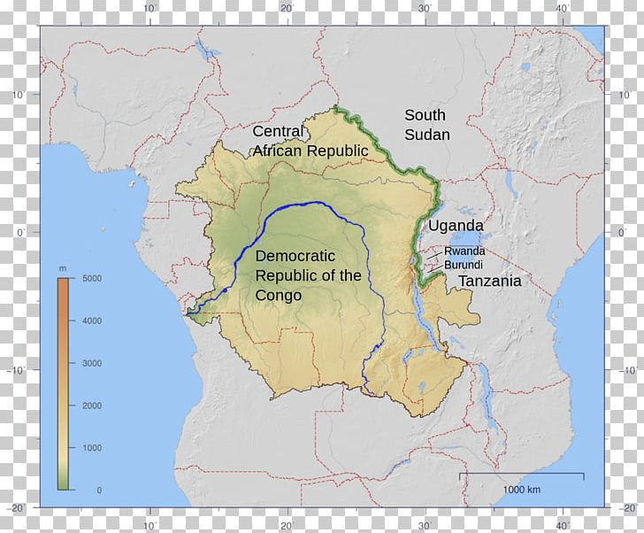 Congo River Map Location 0238