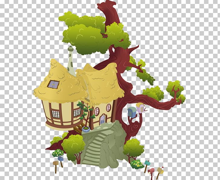 Derpy Hooves Manor House Pony Tree House PNG, Clipart, Art, Background Tree, Building, Derpy Hooves, Equestria Free PNG Download