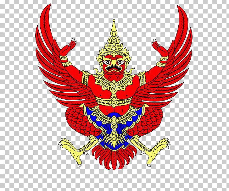 Emblem Of Thailand Garuda National Emblem Vishnu PNG, Clipart, Art, Bird, Coat Of Arms, Crest, Emblem Free PNG Download