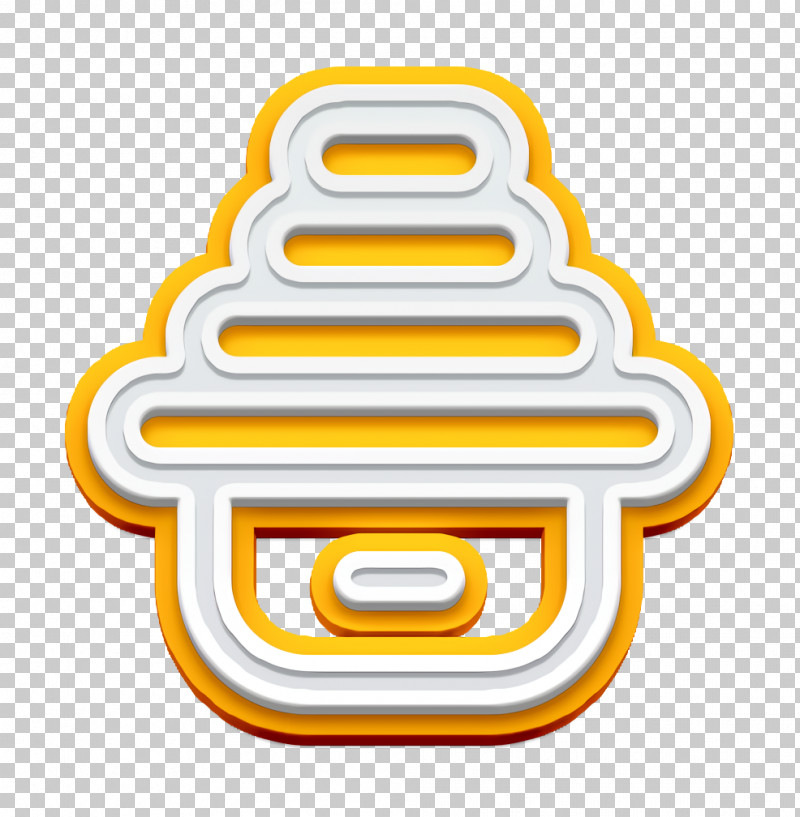 Apiary Icon Beehive Icon PNG, Clipart, Apiary Icon, Beehive Icon, Line, Meter, Yellow Free PNG Download