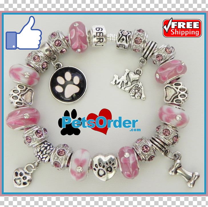 Bead Charm Bracelet Jewellery Dog PNG, Clipart, Bead, Body Jewellery, Body Jewelry, Bracelet, Braid Free PNG Download