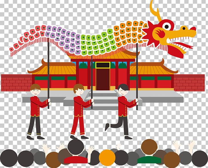 Dragon Dance Cartoon Lion Dance Festival PNG, Clipart, Area, Art, Balloon Cartoon, Boy Cartoon, Cartoon Character Free PNG Download