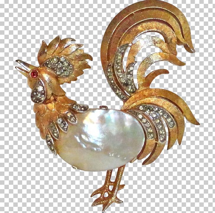 Rooster Brooch Pearl Imitation Gemstones & Rhinestones Nacre PNG, Clipart, Baroque Pearl, Bijou, Bird, Bitxi, Brooch Free PNG Download