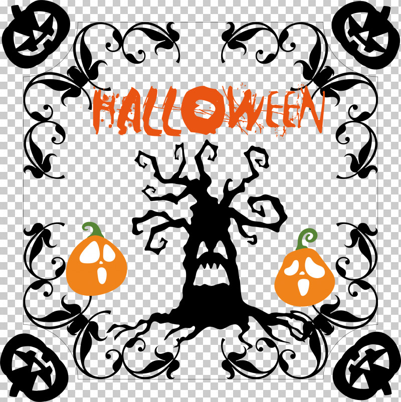 Happy Halloween PNG, Clipart, Cartoon, Flower, Happy Halloween, Line, Mathematics Free PNG Download