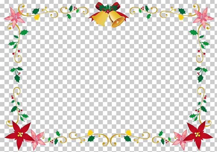 Poinsettia Bell Frame PNG, Clipart, Area, Art, Border, Borders And Frames, Cartoon Free PNG Download
