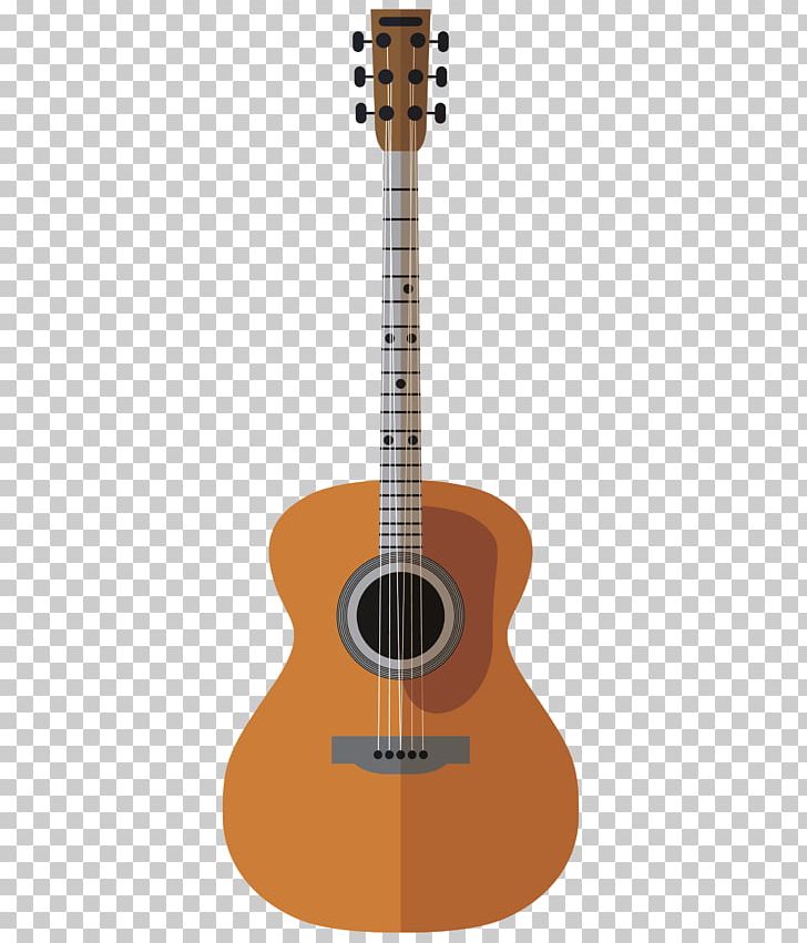 Acoustic Guitar Bass Guitar Musical Instrument String Instrument PNG, Clipart, Cuatro, Guitar Accessory, Music Material, Orange, Orange Background Free PNG Download