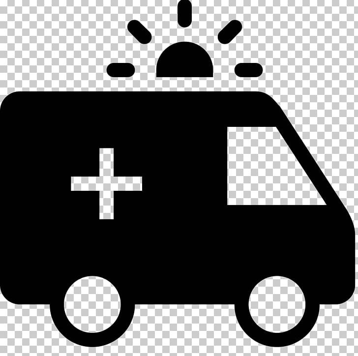 Ambulance Silhouette Computer Icons PNG, Clipart, Ambulance, Area, Black, Black And White, Brand Free PNG Download