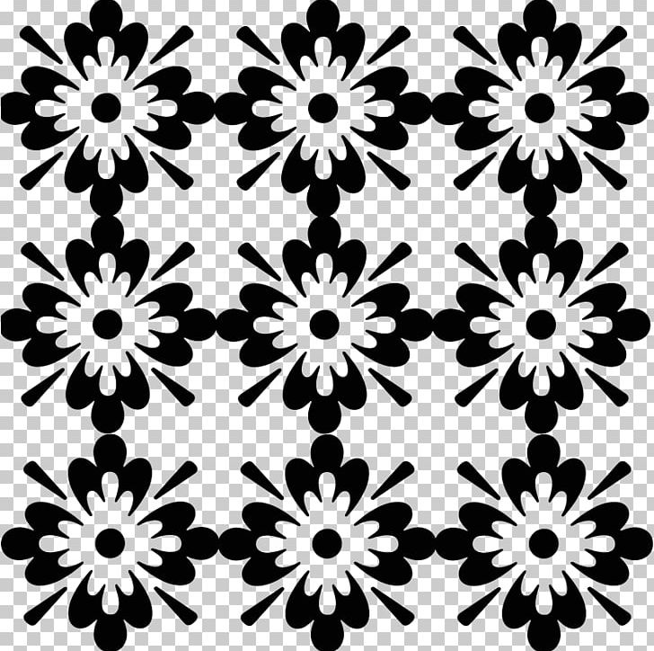 Black And White Floral Design PNG, Clipart, Art, Black, Black And White, Circle, Clip Art Free PNG Download