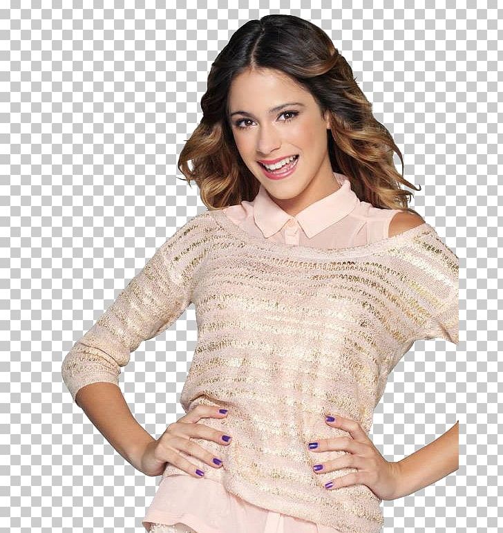 Martina Stoessel Violetta PNG, Clipart, Beige, Blouse, Brown Hair, Castillo, Clothing Free PNG Download