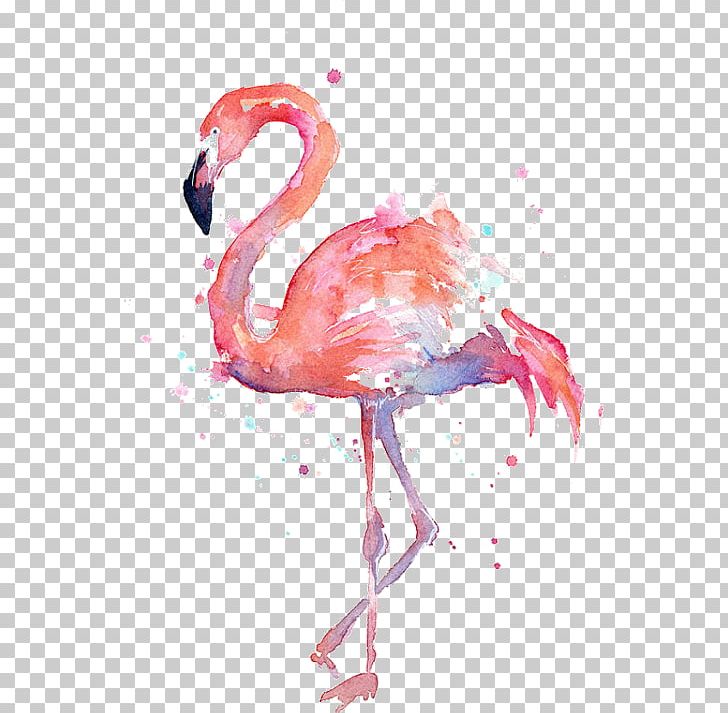 Watercolor Painting Flamingo Art Canvas PNG, Clipart, Art, Artist, Beak, Bird, Canvas Free PNG Download