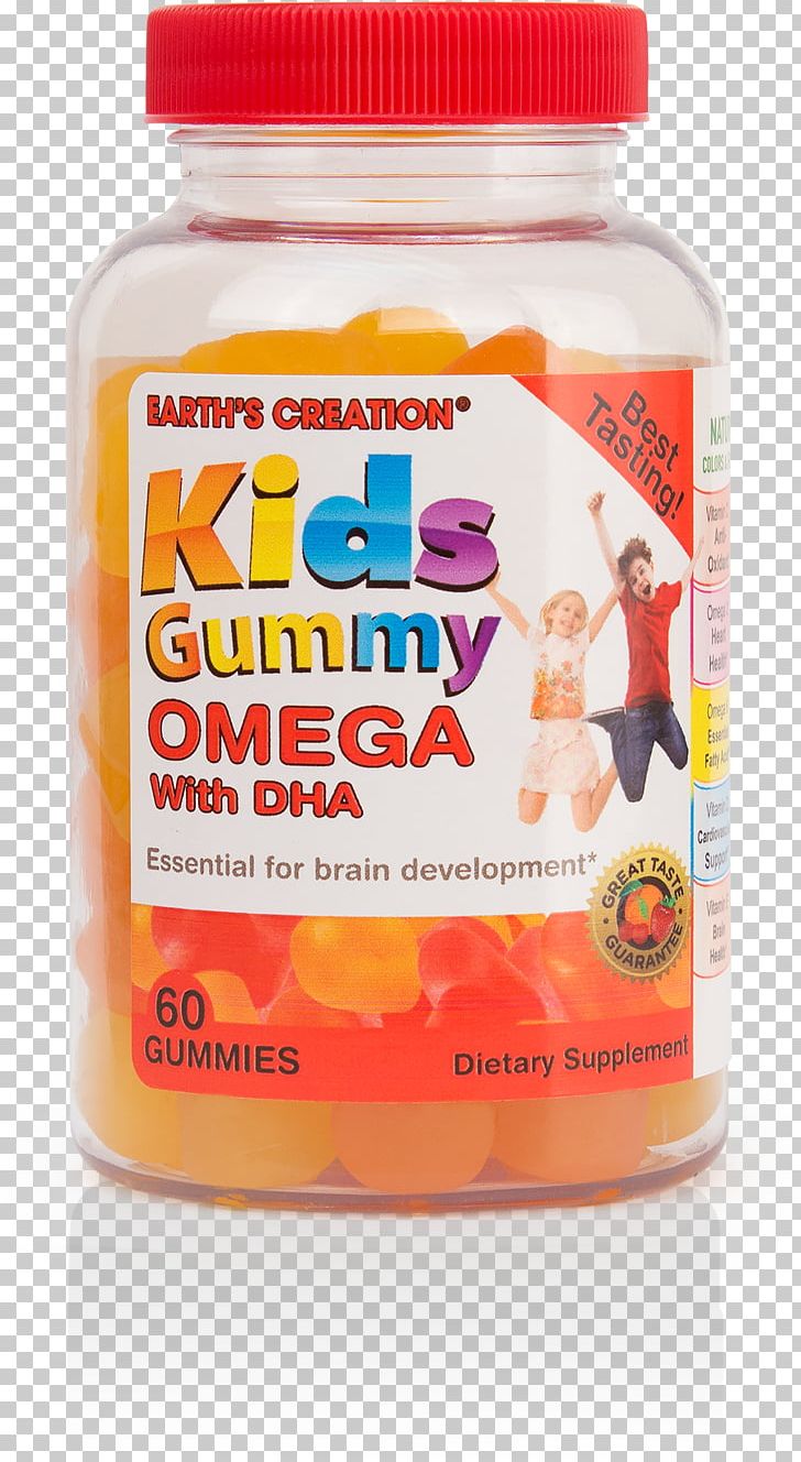 Dietary Supplement Earth's Creation Gummi Candy Docosahexaenoic Acid PNG, Clipart,  Free PNG Download
