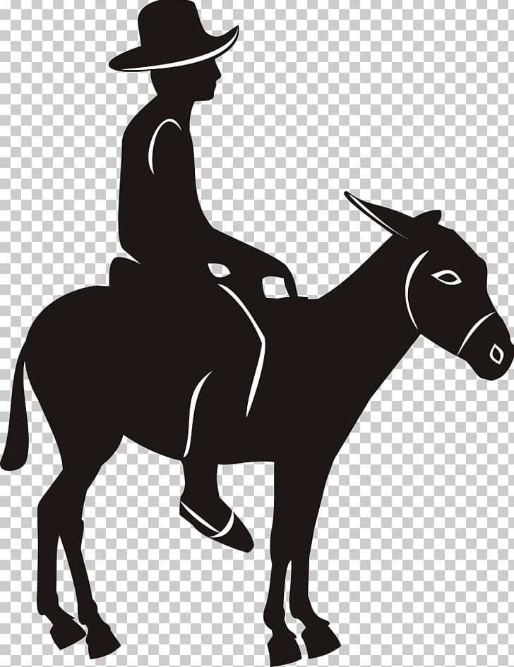Mule Donkey Drawing PNG, Clipart, Animals, Black And White, Copyright, Cowboy, Creative Commons Free PNG Download