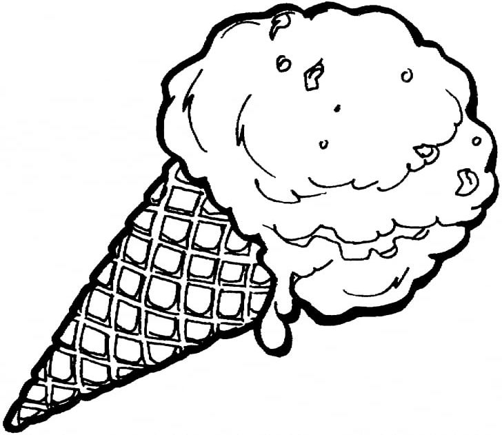 Ice Cream Cones Banana Split Sundae PNG, Clipart, Art, Artwork, Black, Black And White, Chocolate Free PNG Download