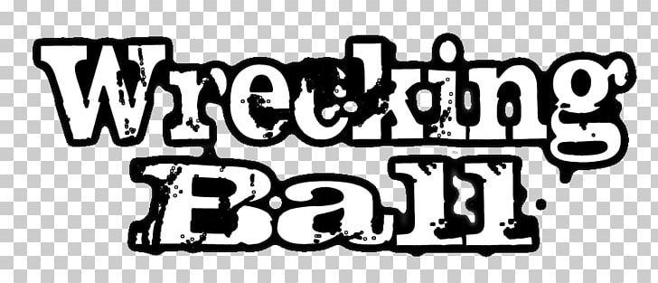 Wrecking Ball Logo Brand PNG, Clipart, Black, Black And White, Black M, Brand, Country Music Free PNG Download