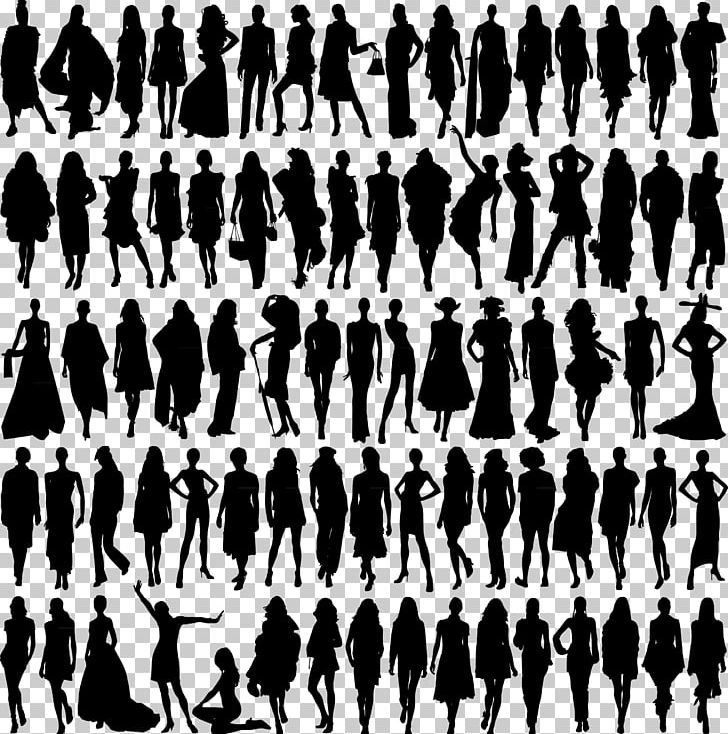 Silhouette Drawing Model Illustration PNG, Clipart, Character Models, Character Outline, Monochrome, Peoples, People Silhouettes Free PNG Download