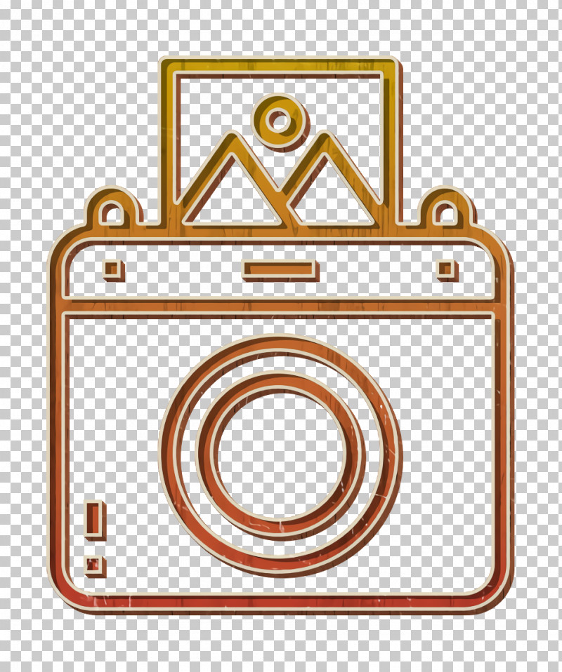 Polaroid Icon Photography Icon Instant Camera Icon PNG, Clipart, Brass, Copper, Instant Camera Icon, Line, Metal Free PNG Download
