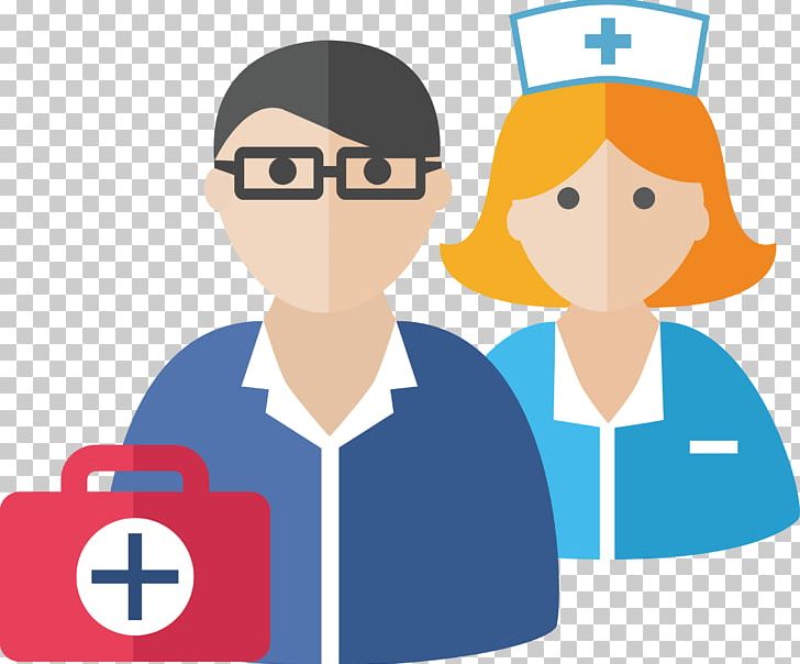 Physician Nursing Health Care PNG, Clipart, Biomedicine, Cartoon, Cartoon Couple, Communication, Conversation Free PNG Download