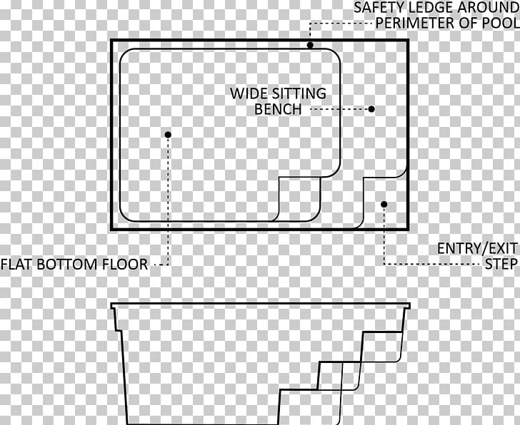Swimming Pool Fiji Plunge Pool Leisure PNG, Clipart, Angle, Area, Art, Black And White, Diagram Free PNG Download