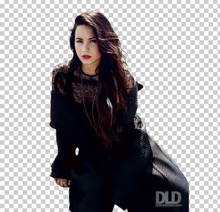 Demi Lovato Celebrity Black And White PNG, Clipart, Black Hair, Brown Hair, Celebrity, Coat, Danielle Campbell Free PNG Download