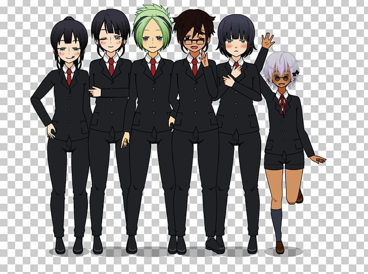 Suit Formal Wear School Uniform Tuxedo PNG, Clipart, Anime, Black Hair, Character, Clothing, Fictional Character Free PNG Download