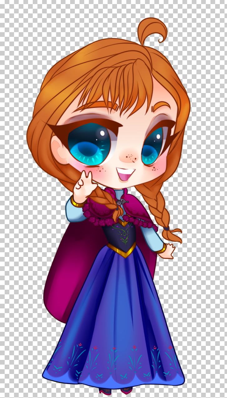 Anna Elsa Kristoff Chibi Drawing PNG, Clipart, Anime, Anna, Art, Brown Hair, Cartoon Free PNG Download