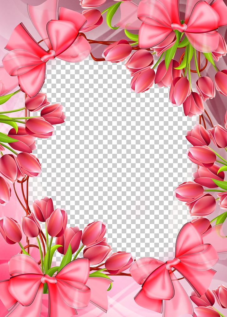 Frame Rose Pink Flowers Tulip PNG, Clipart, Blossom, Blue, Border, Border Frame, Certificate Border Free PNG Download