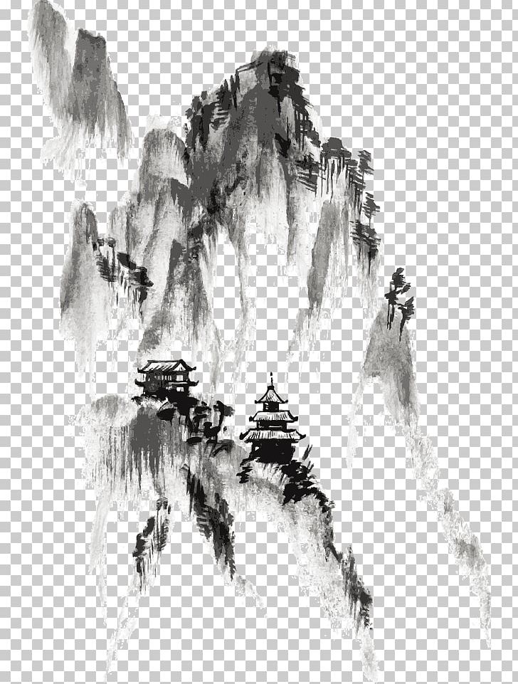 Ink Wash Painting Drawing India Ink PNG, Clipart, Brush, Chinese Painting, Computer Wallpaper, Decorative Patterns, Design Free PNG Download