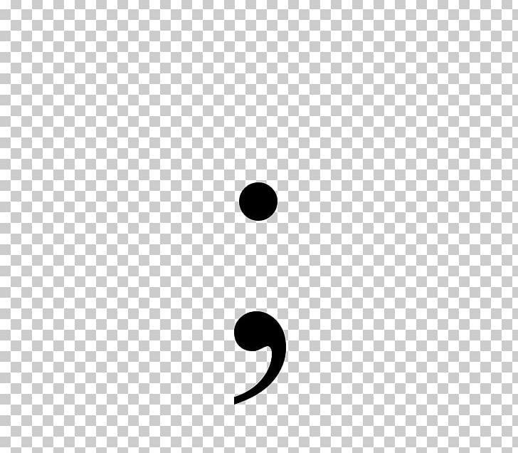 Semicolon Punctuation Comma Question Mark PNG, Clipart, Area, Black, Black And White, Brand, Circle Free PNG Download