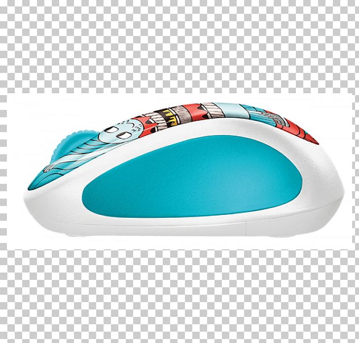Computer Mouse Wireless Logitech Blue USB PNG, Clipart, Aqua, Black, Blue, Computer Mouse, Computer Network Free PNG Download