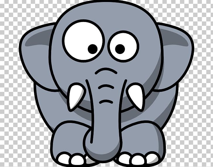Elephant Cuteness Grey PNG, Clipart, African Elephant, Black And White, Blue, Carnivoran, Cartoon Free PNG Download