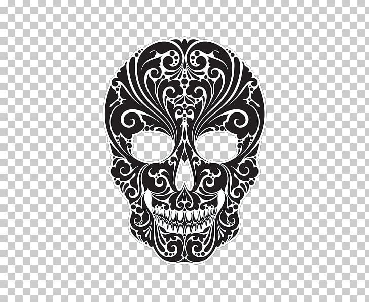 Human Skull Symbolism Skeleton PNG, Clipart, Black And White, Bone, Circle, Day Of The Dead, Decorative Free PNG Download