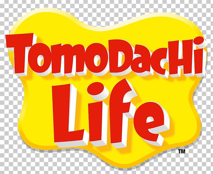 Tomodachi Life Nintendo 3DS Game Logo PNG, Clipart, Area, Brand, Food, Game, Gaming Free PNG Download