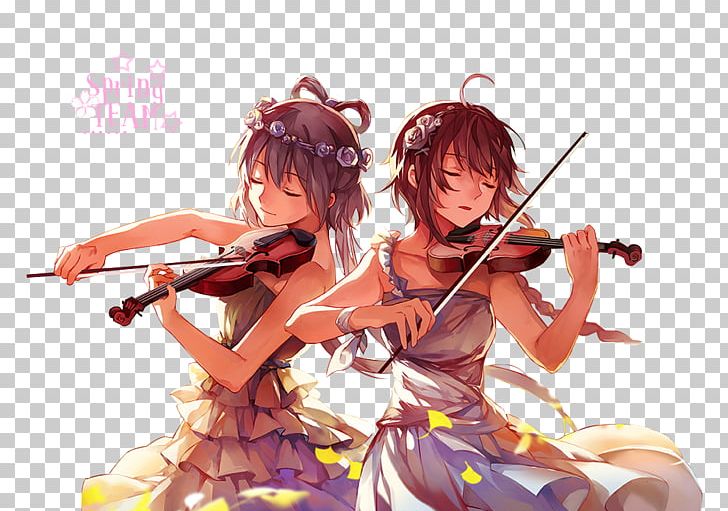 Violin Luo Tianyi Yuezheng Ling Vocaloid Music PNG, Clipart, Anime, Art, Bowed String Instrument, Bplats, Brown Hair Free PNG Download