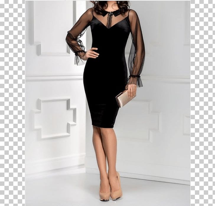 Little Black Dress Sleeve Tulle Velvet PNG, Clipart, Black, Blouse, Chiffon, Clothing, Cocktail Dress Free PNG Download