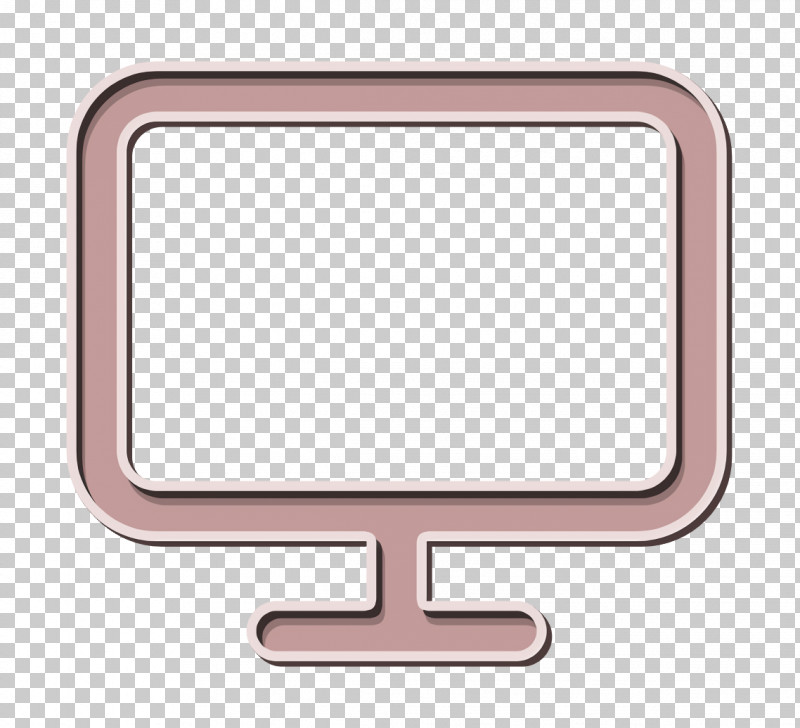 Monitor Icon PNG, Clipart, Line, Material Property, Monitor Icon, Rectangle, Square Free PNG Download